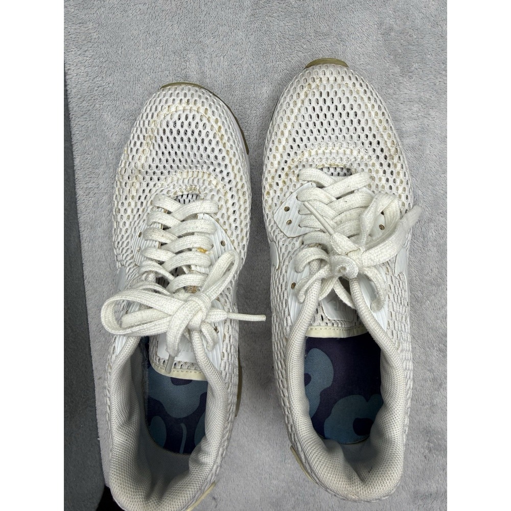 Nike Air Max 90 Ultra Breathe Womens 6 White Pure Platinum 725061-104 Mesh - Picture 8 of 8